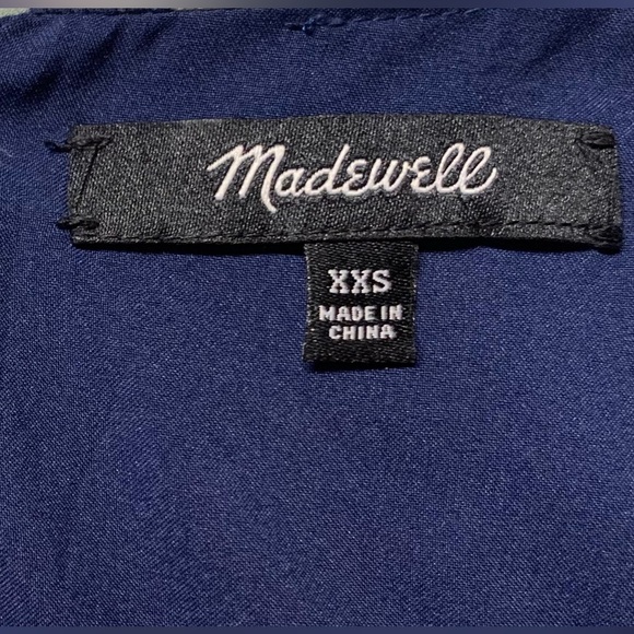 MADEWELL Ruffle-Sleeve Midi Dress in Oasis Palms - XXS - Picture 6 of 11